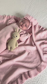 Classic Bow Headband - Powder Pink