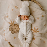 Ziggy Lou Classic Knit Romper - Milk