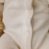 Ziggy Lou Classic Knit Romper - Milk