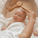 3 Little Crowns Wooden Baby Brush Set