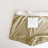OAT CO Euro Style Swim Trunks - Khaki