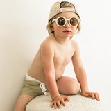 OAT CO Euro Style Swim Trunks - Khaki