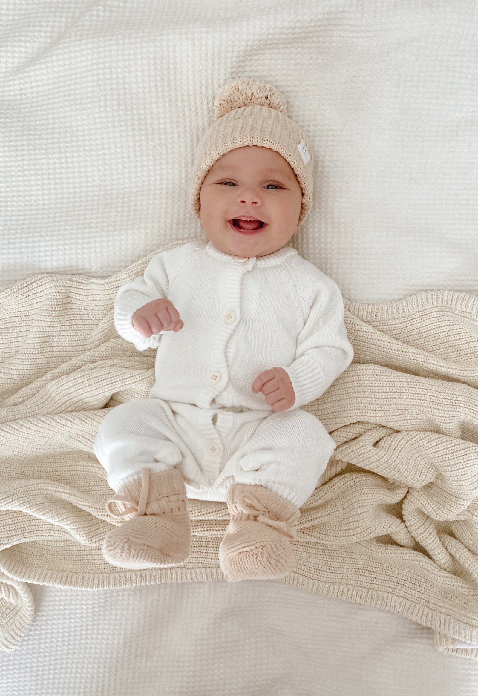 Ziggy Lou Classic Knit Romper - Milk – Luna + Luca