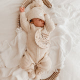 Ziggy Lou Classic Knit Romper - Honey