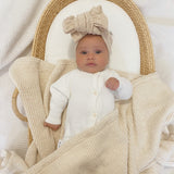 Ziggy Lou Classic Knit Romper - Milk