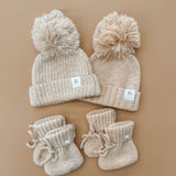 Ziggy Lou Beanie - Chunky Textured Honey