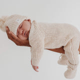 Ziggy Lou Classic Knit Romper - Honey