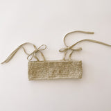 OAT CO Smocked Bikini Top - Sand