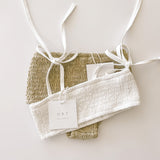 OAT CO High Waisted Bikini Bottoms - Sand