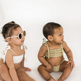 OAT CO High Waisted Bikini Bottoms - Sand