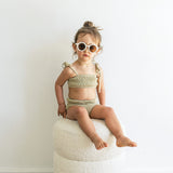 OAT CO High Waisted Bikini Bottoms - Sand