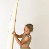 OAT CO Smocked Bikini Top - Sand