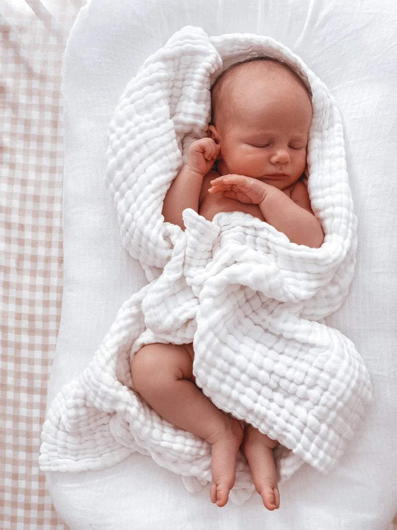 Organic gauze deals blanket