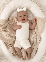 Little B's Tank + Short Set - Milk