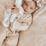 Little B's Chunky Rib Baby Jumpsuit - Honey Milk